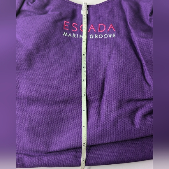 Escada purple beach tote - Picture 6 of 8